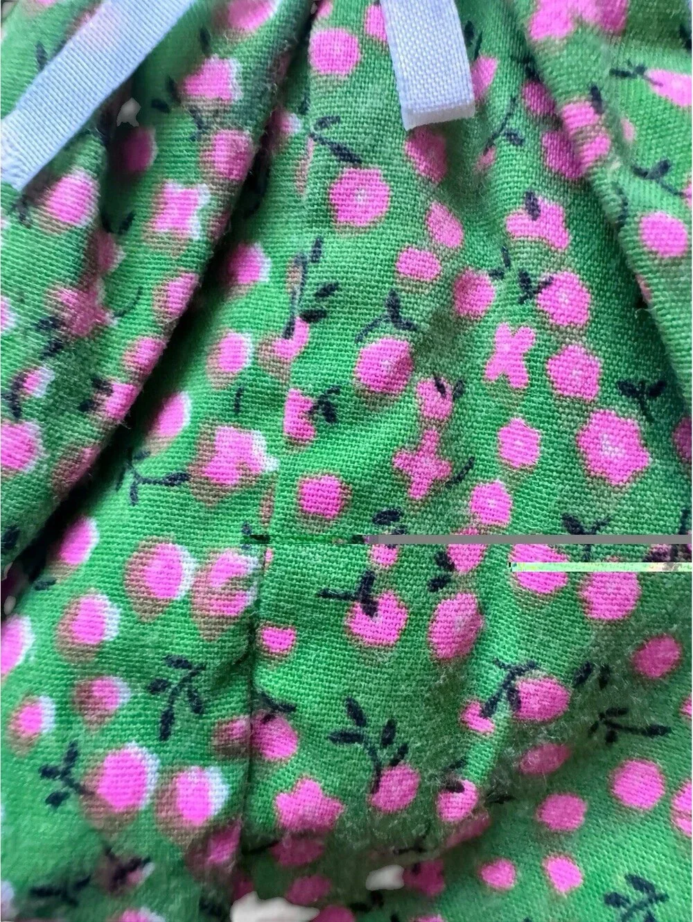 Vintage Skipper Green Floral Maxi Dress Best Buy Barbie Doll #9125